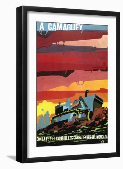 Cuban Poster, 1960S-null-Framed Giclee Print