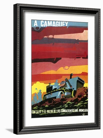 Cuban Poster, 1960S-null-Framed Giclee Print