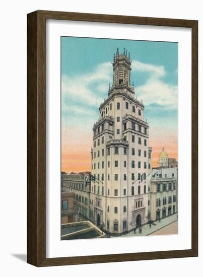 Cuban Telephone Company, Havana, Cuba, C1910-null-Framed Giclee Print