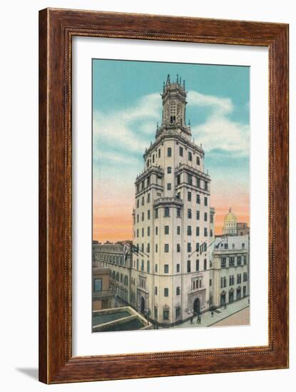 Cuban Telephone Company, Havana, Cuba, C1910-null-Framed Giclee Print