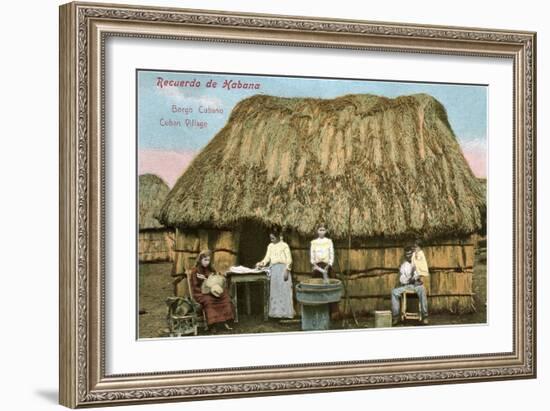 Cuban Village-null-Framed Art Print