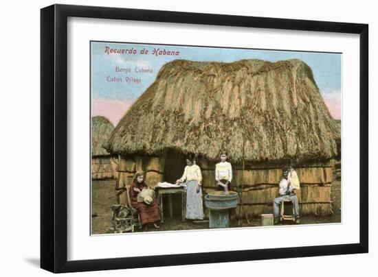 Cuban Village-null-Framed Art Print