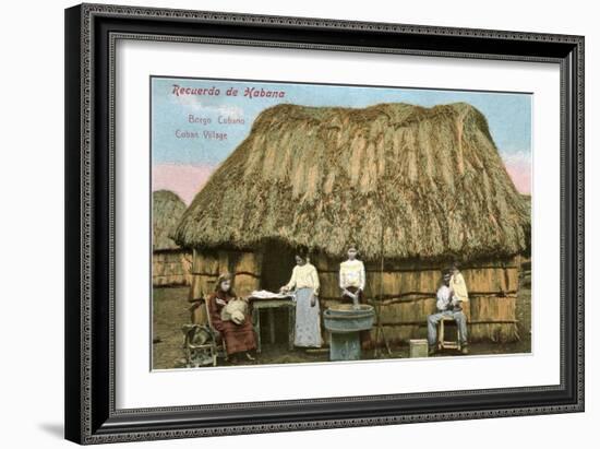 Cuban Village-null-Framed Art Print