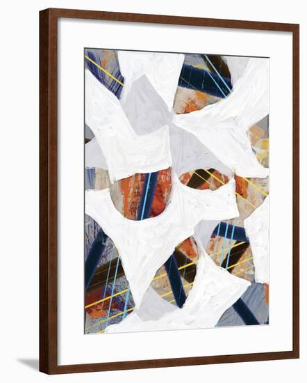 Cube Leaves I-PI Studio-Framed Art Print