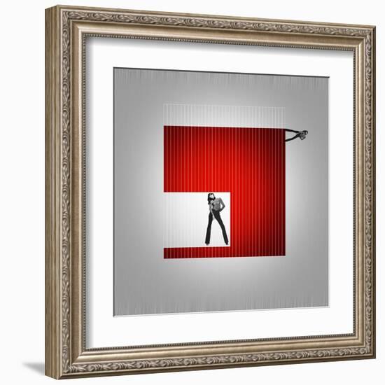 Cube-NaxArt-Framed Art Print