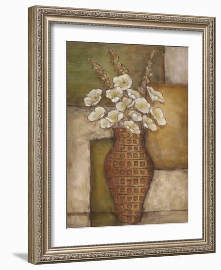 Cubed Floral Study I-Chariklia Zarris-Framed Art Print