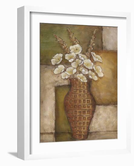 Cubed Floral Study I-Chariklia Zarris-Framed Art Print