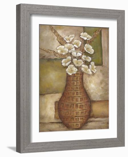 Cubed Floral Study II-Chariklia Zarris-Framed Art Print