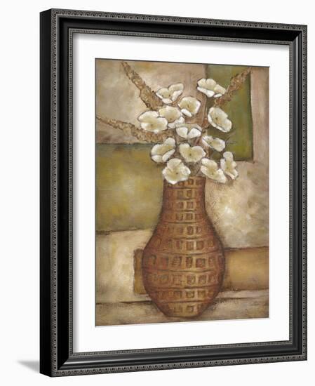 Cubed Floral Study II-Chariklia Zarris-Framed Art Print