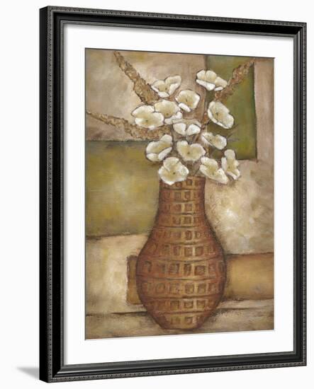 Cubed Floral Study II-Chariklia Zarris-Framed Art Print