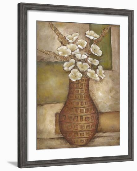 Cubed Floral Study II-Chariklia Zarris-Framed Art Print