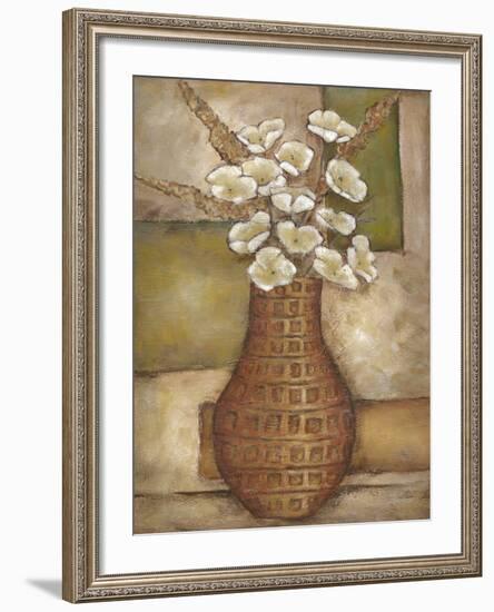 Cubed Floral Study II-Chariklia Zarris-Framed Art Print