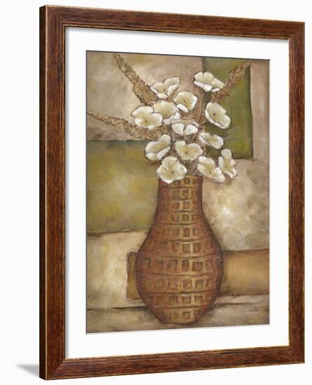 Cubed Floral Study II-Chariklia Zarris-Framed Art Print