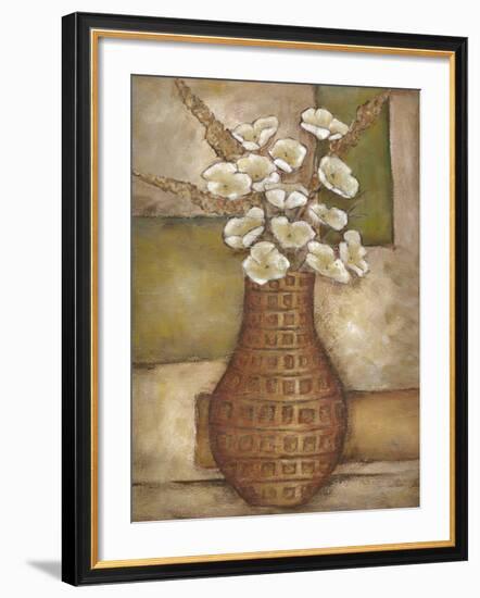 Cubed Floral Study II-Chariklia Zarris-Framed Art Print