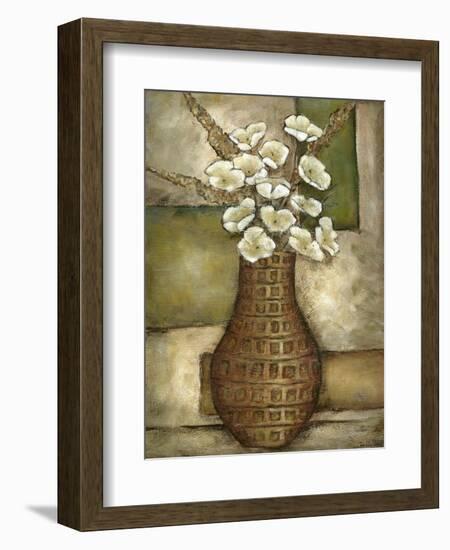 Cubed Floral Study II-Chariklia Zarris-Framed Art Print