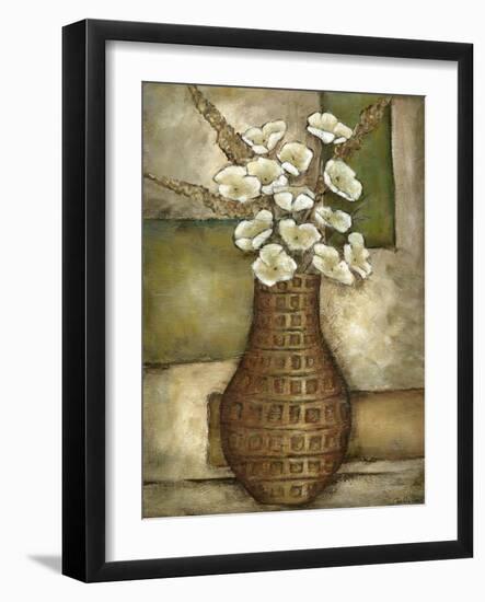 Cubed Floral Study II-Chariklia Zarris-Framed Art Print