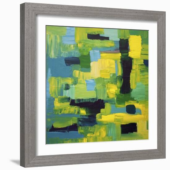 Cubic Abstract-Hilary Winfield-Framed Giclee Print