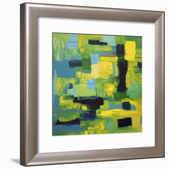 Cubic Abstract-Hilary Winfield-Framed Giclee Print