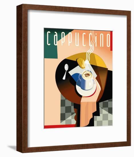 Cubist Cappuccino-Eli Adams-Framed Art Print