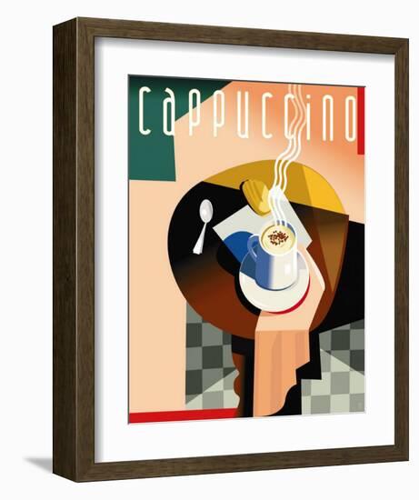 Cubist Cappuccino-Eli Adams-Framed Art Print