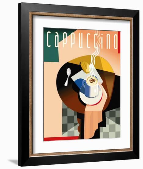 Cubist Cappuccino-Eli Adams-Framed Art Print