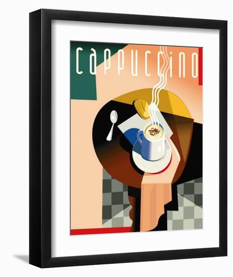 Cubist Cappuccino-Eli Adams-Framed Art Print