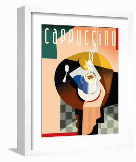 Cubist Cappuccino-Eli Adams-Framed Art Print