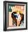 Cubist Cappuccino-Eli Adams-Framed Art Print