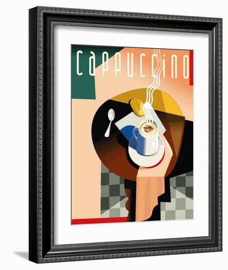 Cubist Cappuccino-Eli Adams-Framed Art Print