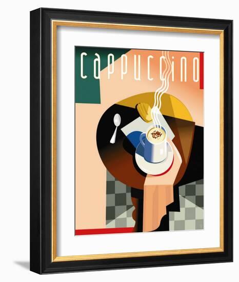 Cubist Cappuccino-Eli Adams-Framed Art Print