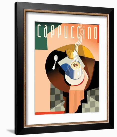 Cubist Cappucino II-Eli Adams-Framed Art Print