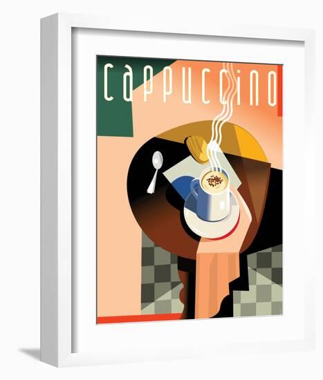 Cubist Cappucino II-Eli Adams-Framed Art Print