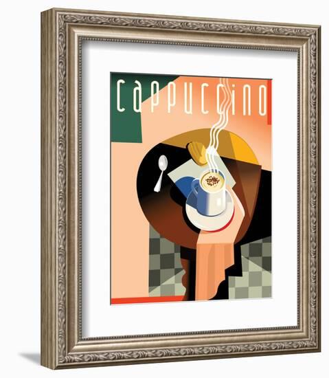 Cubist Cappucino II-Eli Adams-Framed Art Print