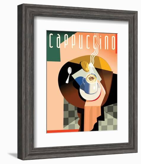 Cubist Cappucino II-Eli Adams-Framed Art Print