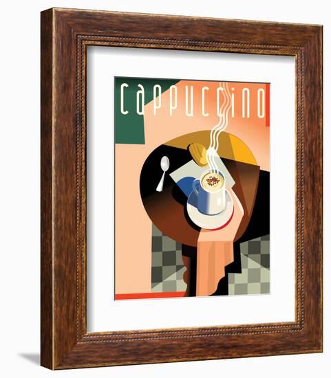 Cubist Cappucino II-Eli Adams-Framed Art Print