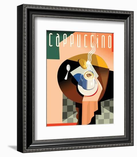 Cubist Cappucino II-Eli Adams-Framed Art Print