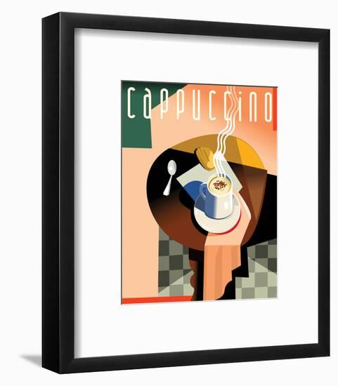 Cubist Cappucino II-Eli Adams-Framed Art Print
