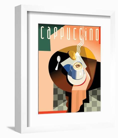 Cubist Cappucino II-Eli Adams-Framed Art Print