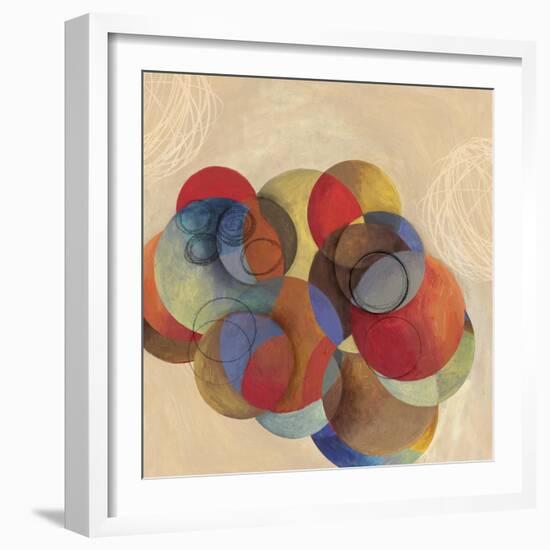 Cubist Circles-Sloane Addison  -Framed Art Print