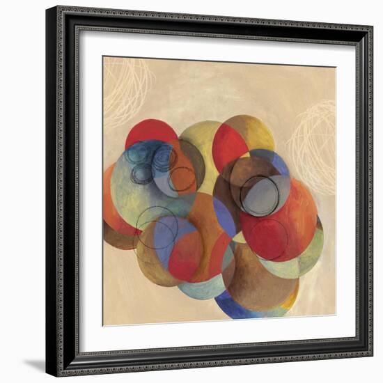 Cubist Circles-Sloane Addison  -Framed Art Print