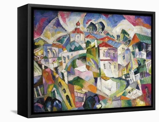 Cubist Cityscape, 1910S-Aristarkh Vasilyevich Lentulov-Framed Premier Image Canvas