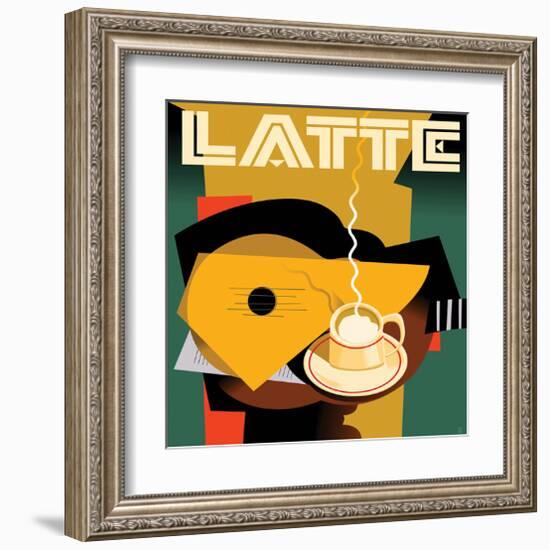 Cubist Latte I-Eli Adams-Framed Art Print