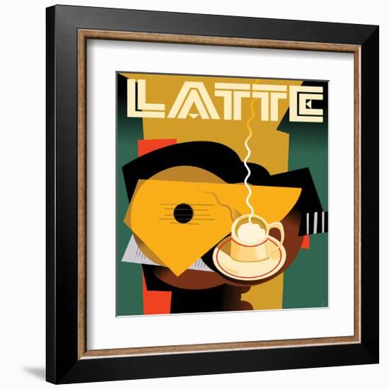 Cubist Latte I-Eli Adams-Framed Art Print