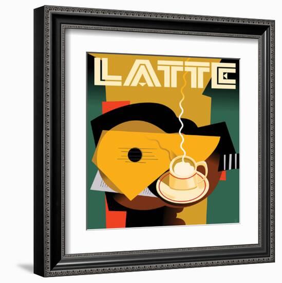 Cubist Latte I-Eli Adams-Framed Art Print