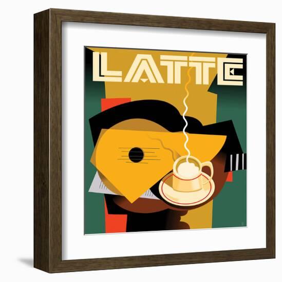 Cubist Latte I-Eli Adams-Framed Art Print