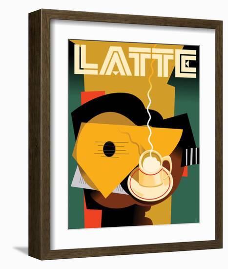 Cubist Latte II-Eli Adams-Framed Art Print
