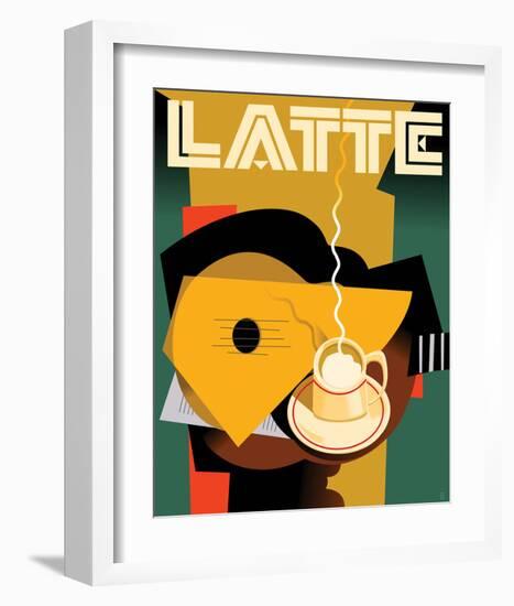 Cubist Latte II-Eli Adams-Framed Art Print