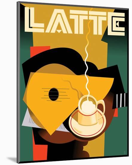 Cubist Latte II-Eli Adams-Mounted Art Print