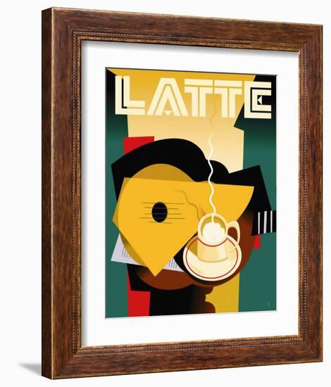 Cubist Latte-Eli Adams-Framed Art Print