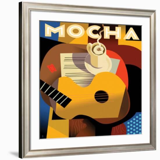 Cubist Mocha I-Eli Adams-Framed Premium Giclee Print